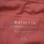 Athleta Muted Red Ultimate Stash Craft 7/8 Tight Size Large Tall Photo 8