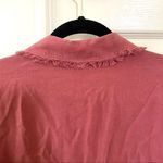 Cloth & Stone  red tiered  button down shirt Photo 13