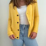 Old Navy Yellow Cropped Cardigan Photo 0