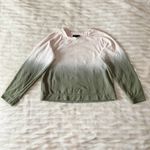 Sanctuary Pink Green Ombré Crewneck Sweatshirt Sz M Photo 12
