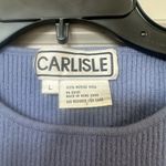 Carlisle  Blue Wool Sleeveless Top Photo 1