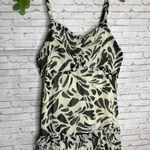 Alexis  for Target Black and White Paint Stroke Tiered Midi Dress Photo 1