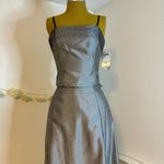 Adrianna Papell New.  Occasion Elegant Two-Piece Grey Dress with Beaded Top Photo 3