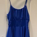 She & Sky Royal Blue Romper Sz Medium Photo 0
