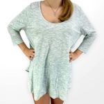 Soprano 00s  Vintage Blue Green Marled Scoop Neck Tunic Shirt Dress Photo 5