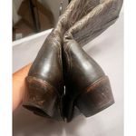 Charlie 1 Horse  womens artisan handcrafted leather cowgirl boots 9B dark brown Photo 6