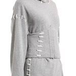 Jonathan Simkhai Whipstitch cotton French terry corset size S small NWT Photo 1