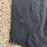 Lululemon Love Tank Top Black Pleated Back Pima Cotton Size 8 Photo 4