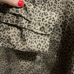 Chico's Chico’s Coolmax All Seasons Cheetah-Print Classic Button Down Shirt Photo 6