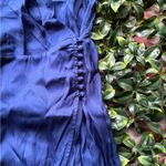 Young Fabulous and Broke Elegant Blue Satin Dress Photo 3