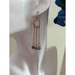 Ophelia Roe Gold-Tone Beaded Tassel Earrings NWT 2.5" Photo 3