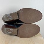 Kork-Ease  Women’s Black Leather Chandra Wedge Ankle Booties Stacked Heel 9.5M Photo 10