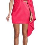 NWT Significant Other Anne One Shoulder Draped Cut Out Pink Satin Dress US 6 Photo 0