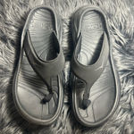 Hoka One One Ora Recovery Black Flip Flops Size W8.5 Photo 9