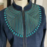 Midnight‎ Velvet Dorinda Women's Small Denim Duster Jacket Blue Photo 4