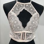 Victoria's Secret Cream Lace Halter Bra Photo 0