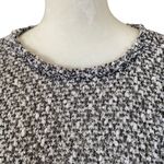 Aeropostale  women's black and white long sleeve soft sweater size medium stretch Photo 5