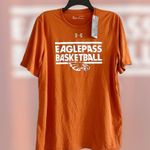 Under Armour NEW  Heat Gear T-Shirt, Eaglepass Basketball Fan Tee, Size L NWT Photo 3