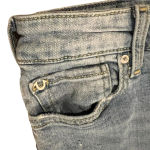 True Religion Starr distressed mid rise cropped straight denim jeans size 28 y2k Photo 6