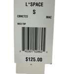 l*space L* Nico Mango Orange V-Wire Bikini Swimsuit Top Size Small Photo 8