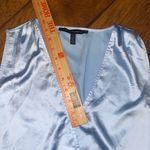White House | Black Market  light Blue Smocked vneck Blouse Photo 5