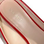 Nine West  Bold Red leather pointy toe flats. Ntn Photo 2