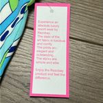 Rezobay Valencia Print Cotton Sleeveless Ruffle Portrait Neck‎ Tank Top Size M Blue Size M Photo 4