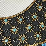 Anthropologie Moulinette Soeurs Lydia Swing Dress Size 2 XS Beaded Art Deco Photo 12