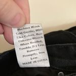 SheIn  Black Distressed Ripped Denim Raw Hem Mini Skirt #MBG Photo 3