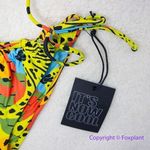 NEW It’s‎ Now Cool Free People square top string bottom bikini in bananas, M Yellow Size M Photo 8