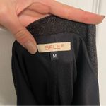 Y2K Sele Black & Gold Halter Dress Size M Photo 3