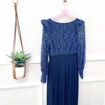 Little Mistress NWT Lace Detail Midaxi Dress in Navy Size US 6 Photo 7