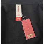 No Boundaries NEW  Black Sequin Lapel Holiday Party Knit Blazer w/ Stretch S 3-5 Photo 7