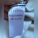 LIONESS Animal Tiger Print NWT Black Lace Sweet Heart Slip Satin Dress Sz L. Photo 10