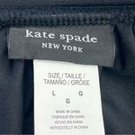 Kate Spade Solid Sweetheart Bandeau Bra Swim Top Womens Size Large Black NWOT Photo 3