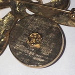 Angel Brand Elegant Gold Tone CZ Rhinestone Faux Pearl Retro Bow Brooch Photo 4