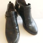 Dr. Scholls Dr. Scholl’s Booties Babble Ankle Boots Black Sz 7.5 NWOT Silver Buckle Strap Photo 0
