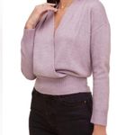 ASTR Lilac V-Neck Sweater Photo 2