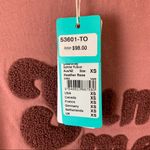 Seafolly Summer Pullover Women’s XS Pink Heather Rose Cotton Sweatshirt NWT Photo 3