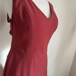 Jenny Yoo  Collection Dani Tie Back V-Neck Mauve Full Length Gown Women 14 Formal Photo 1