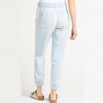 Soft Surroundings Chambray Jogger Drawstring Pants Size S Photo 5