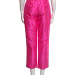 Ralph Lauren  BLACK LABEL Silk Straight Leg Pants Pink Size 10 NEW Photo 3