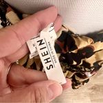 SheIn  Leopard Ruffle Skirt Photo 4