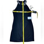 Adrianna Papell  Beaded Chiffon Overlay Black Jersey A-Line Mini Dress Cocktail 8 Photo 12