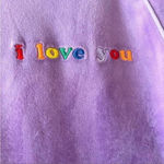 Nordstrom BP PURPLE HYACINTH LOVE Be Proud Inclusive Pride Velour S Photo 12