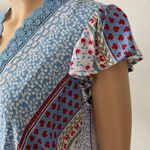 Gypsies & Moondust croptop NWOT Blue Purple Large Photo 2