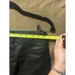 Free People  Pacifica High Rise Slim Straight Leg Faux Leather Coated Size 25 Photo 4