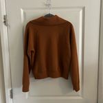 Spanx  Airessentials Tan Zip-Up Sweater Photo 8