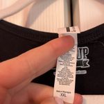 Chin Up Apparel Black Tank Top with White 'LIT' Print Photo 2