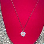 Sterling Silver BFF Necklace  Best Friends Forever Conversation Heart Shape gift Photo 9